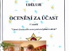 Ocenění za účast v soutěži  - Vytvoř Eurocentru narozeninové přání a dárek  2008